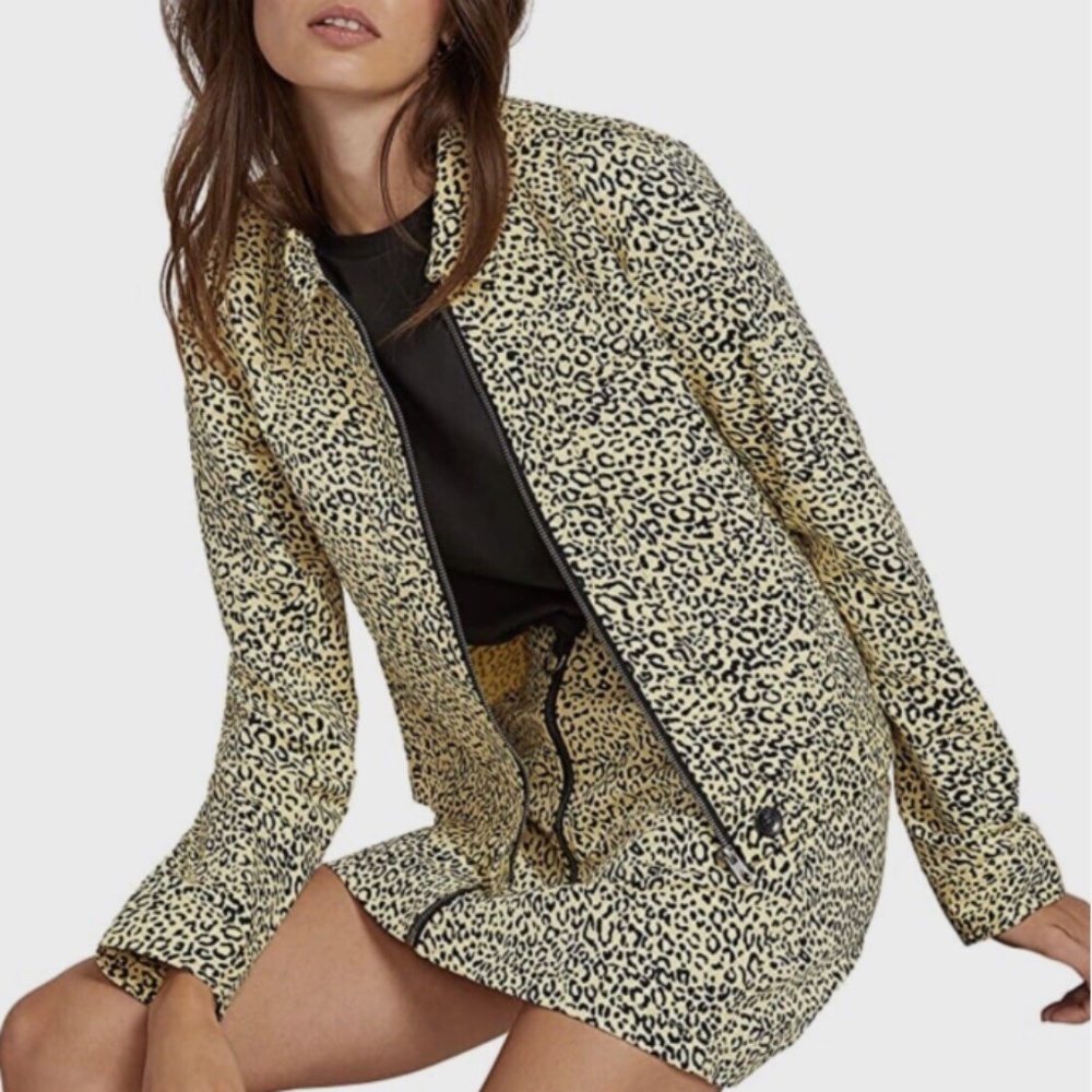 Volcom Frochickie Leopard Print Jacket